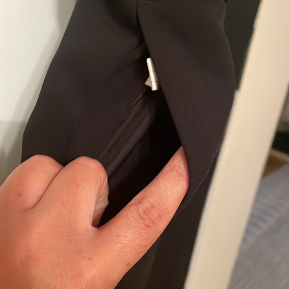 H&M Large NWT Mama Maternity Elegant Black Pants W/ Pockets - Picture 7 of 8